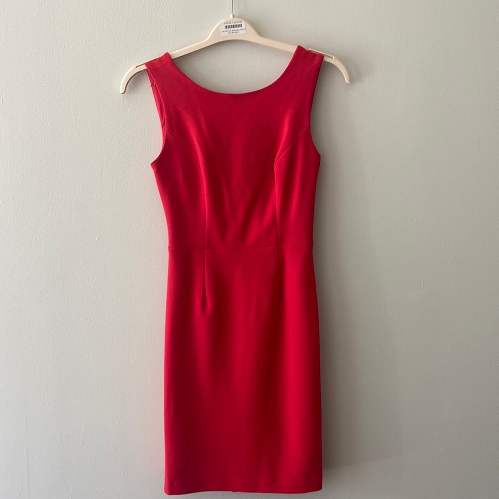 Betsy Johnson Red Dress with Peep Back Size 2